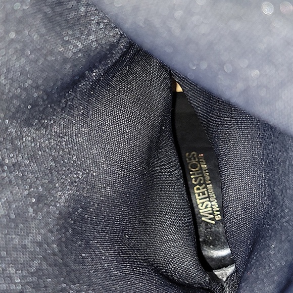 Mister Shoes Markon Footwear Heeled Boots Black Leather Calf Length Pull-On 6.5M - Picture 9 of 14